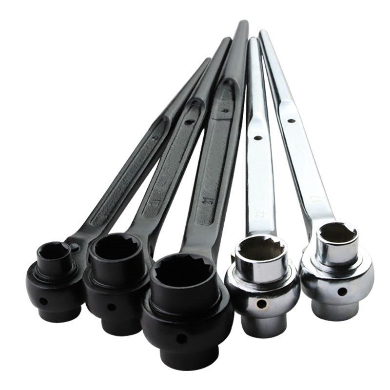 尖尾快速棘轮扳手架子工扳手木工扳手快速两用套筒双向快扳工地