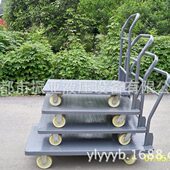 折叠小推车钢板车拖车静音拉货车推货车搬运车花纹板手推车平板车
