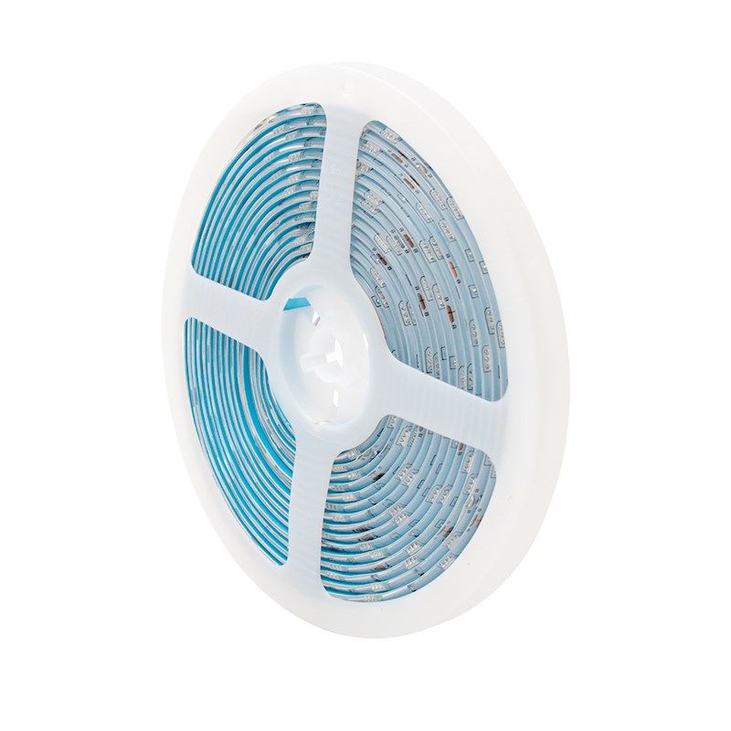 led自粘智能5050防水灯带条RGB贴片酒柜超亮变色防水七彩贴片遥控