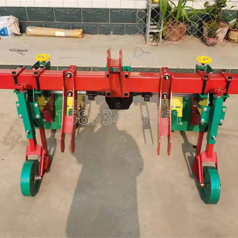 拖拉机四轮带玉米大豆旋耕除草机中耕机棉花葵花地垄间锄草机2行