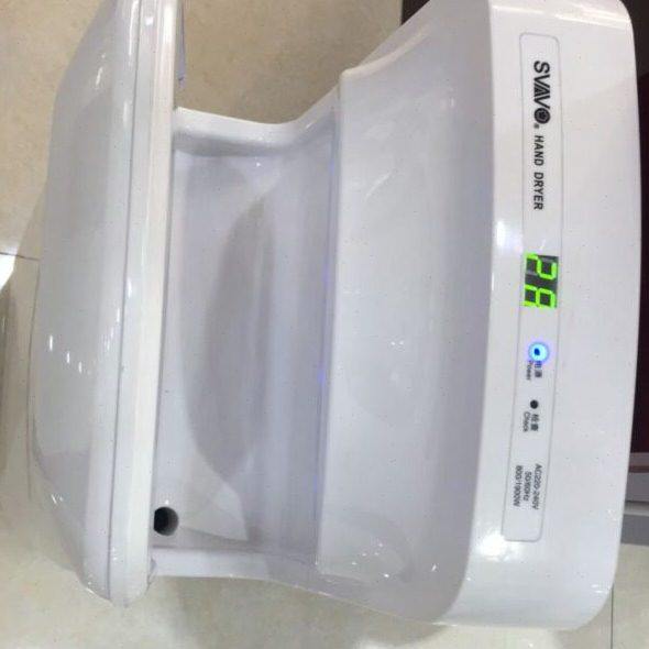 瑞沃全自动感应双面喷射式干手器挂墙式烘手器商用高速干手机