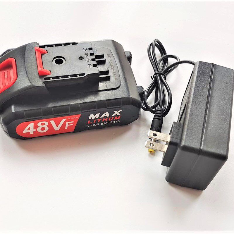 巨猿 狂狮 启缘48V 48VF锂电池充电钻手钻螺丝马刀往复电锯充电器