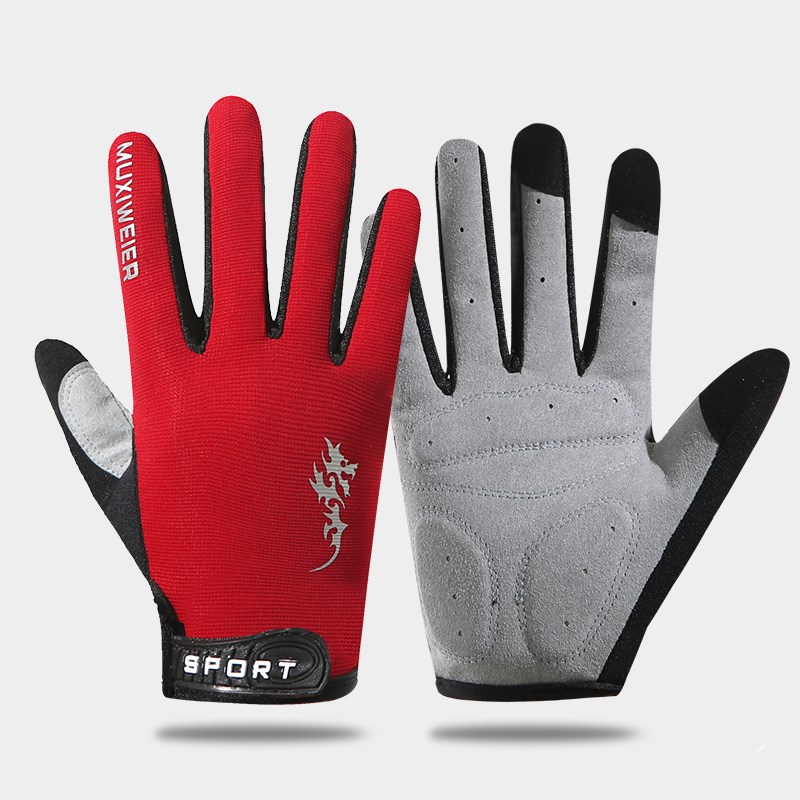 山地车骑行手套男女士春夏季触屏减震户外运动登山骑车摩托车装备