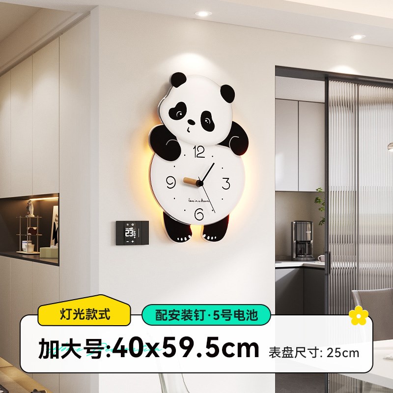 钟表挂钟客厅202l5新款创意简约家用现代时钟大气挂表线 线上饭厅