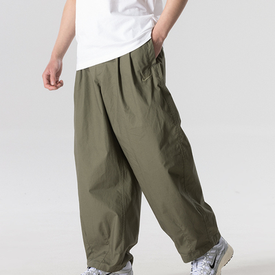 耐克男运动休闲直筒梭织长裤