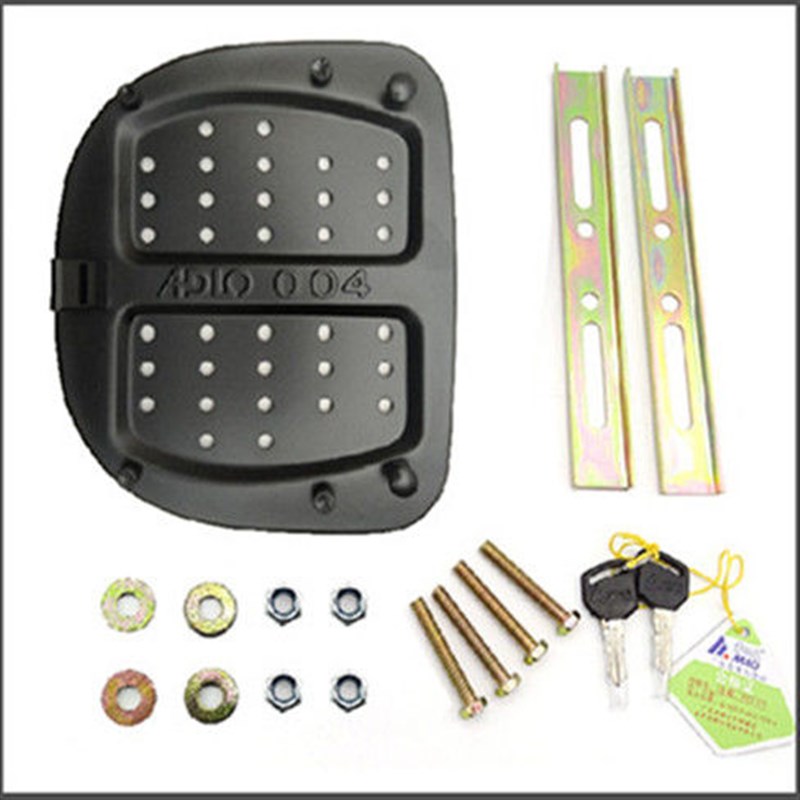 爱得乐尾箱电动摩托车933A黑色男女装中号后备储物工具933B