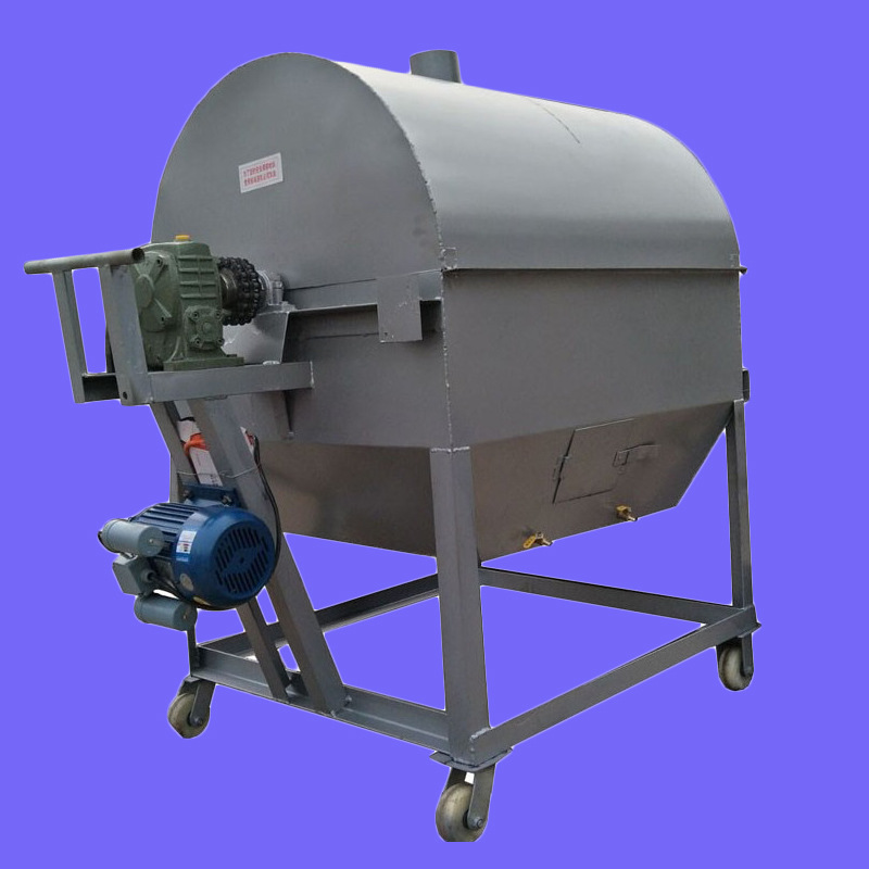 小型滚筒炒锅 花生瓜子炒货机 双层滚筒芝麻炒炉图片