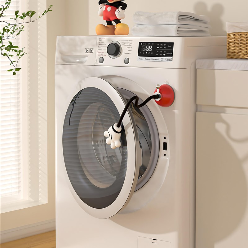 滚筒洗衣机门通风固定器洗衣机门支架防撞限位器卡扣门挡防霉吸盘