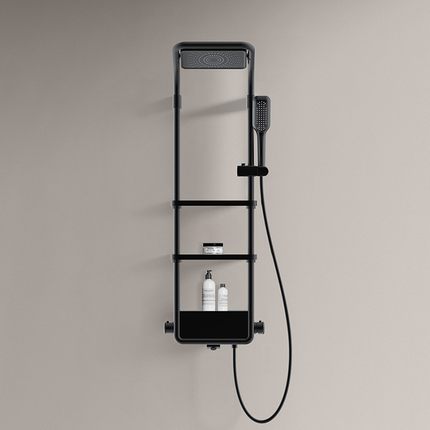 德国品牌德希顿DXD6035恒温淋浴花洒套装十大白色家用置物淋浴屏