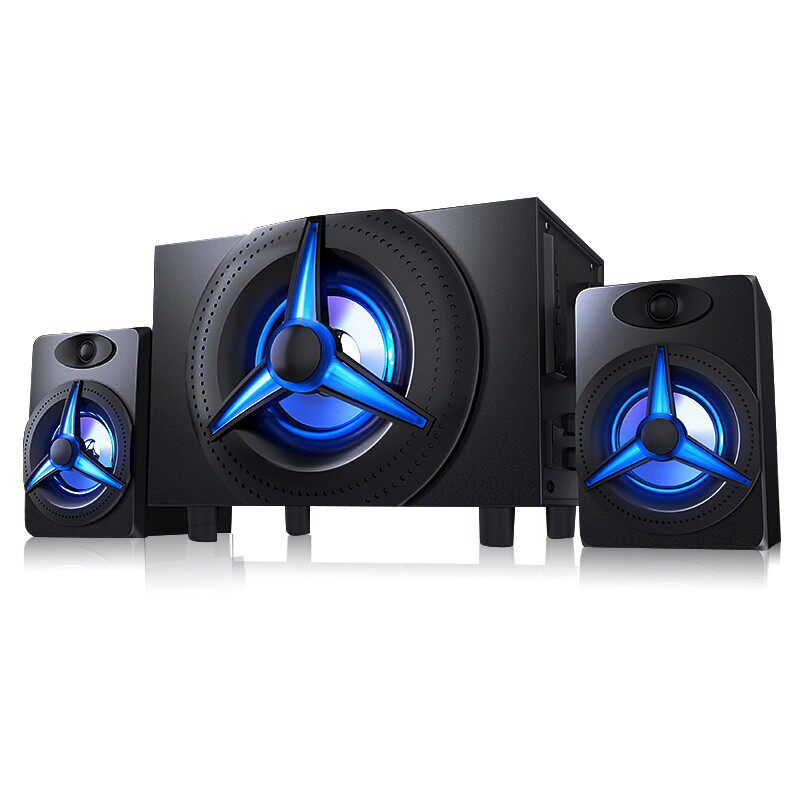 SADA K9台式机电脑音响家用木质笔记本手机音箱2.1蓝牙插卡插U盘