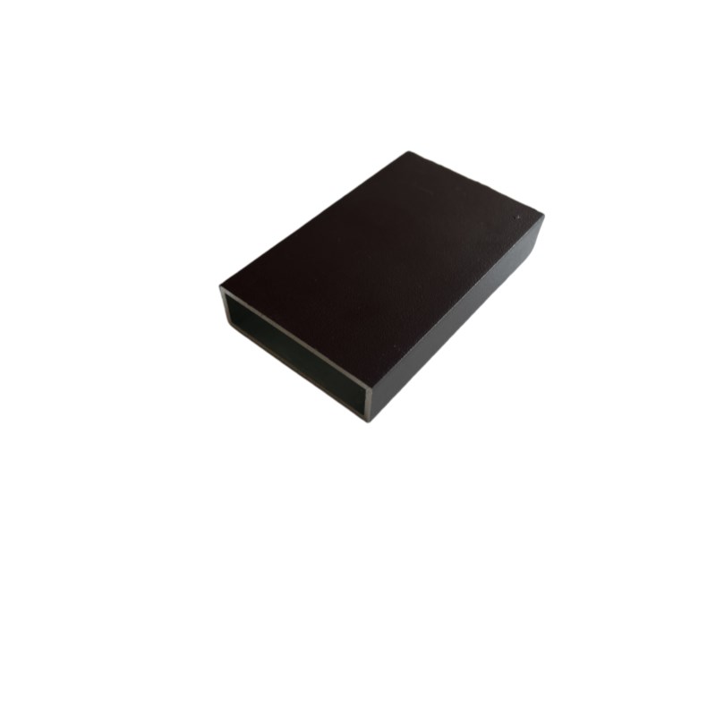 黑色烤漆铝合金扁管15*40 15*50 15*60白色铝合金方管矩形铝管