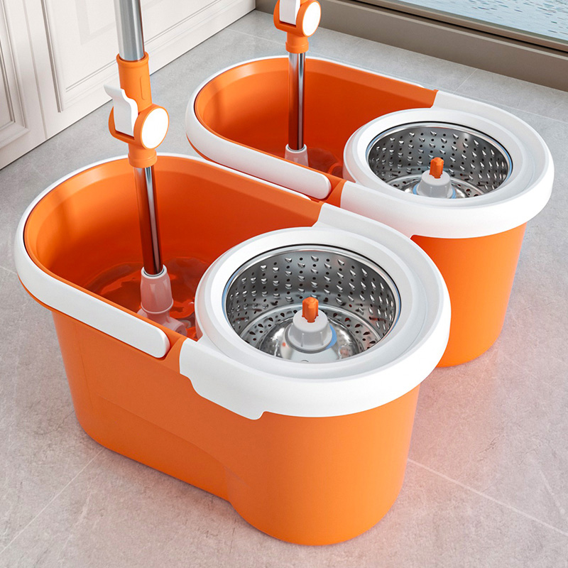 旋转拖把一拖净家用2023新款免手洗拖地神器拖布桶甩干拖把桶墩布