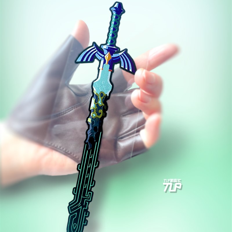 TLP反光车贴 塞尔达王国之泪 大师剑 机车摩托平面防水游戏贴纸