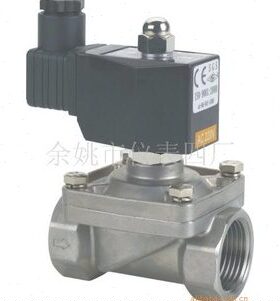 供应2W系列水用电磁阀/余姚仪表四厂 2W-400-40J 不锈钢 圆星牌