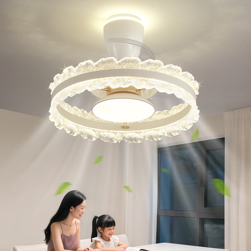 卧室吊灯电风扇一体灯具轻奢高级感简约现代主卧房间灯吊扇灯吊扇