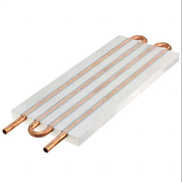 变频器散热器大功率埋铜管水冷板电子元件导热板厂家直销非标定制