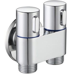 马桶角阀冲洗喷枪水龙头止回阀双出水伴侣卫生间水枪喷头妇洗器