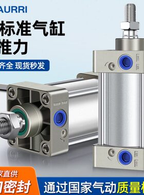 SC32/40/50/63/80/100-25-50x100x150x200x300小型大推力标准气缸