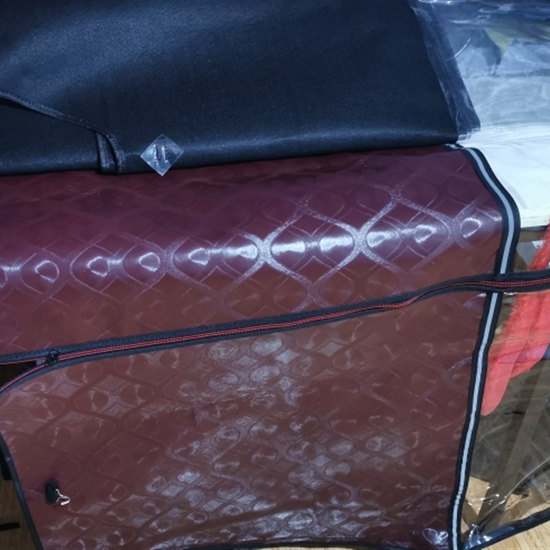 小巴士四轮电动车雨帘半透明雨帘遮风挡雨N封闭皮革加厚加绒雨帘