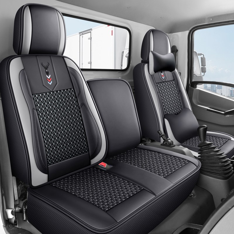 厢货轻卡汽车座套冰丝江淮骏铃v6v3v5e3e6帅铃康铃凉座垫货车用品