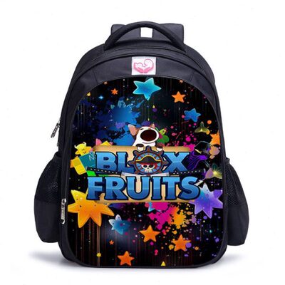 新款ROBLOX blox fruits游戏周边卡通中小学生背包 儿童书包