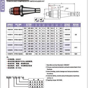 扭力伸缩攻牙本体NT50-G2448 攻牙范围M24-M48 ISO