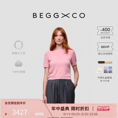 BeggXCo女士纯羊绒T恤