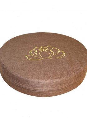 坐垫坐垫跪拜蒲团坐垫可地上家用拆洗亚麻打榻榻米垫懒人禅修坐垫