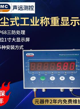 BC580LN防尘式工业称重显示器IP68三防处理显示称重仪表