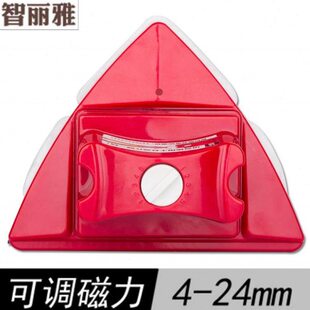 神器智丽雅双面三层窗家用保洁玻璃擦调空工具4用双层刮磁器强中