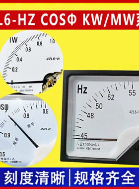 流l-6z交千42表式功率因三相有功功率v指针素h表表038频率赫兹瓦