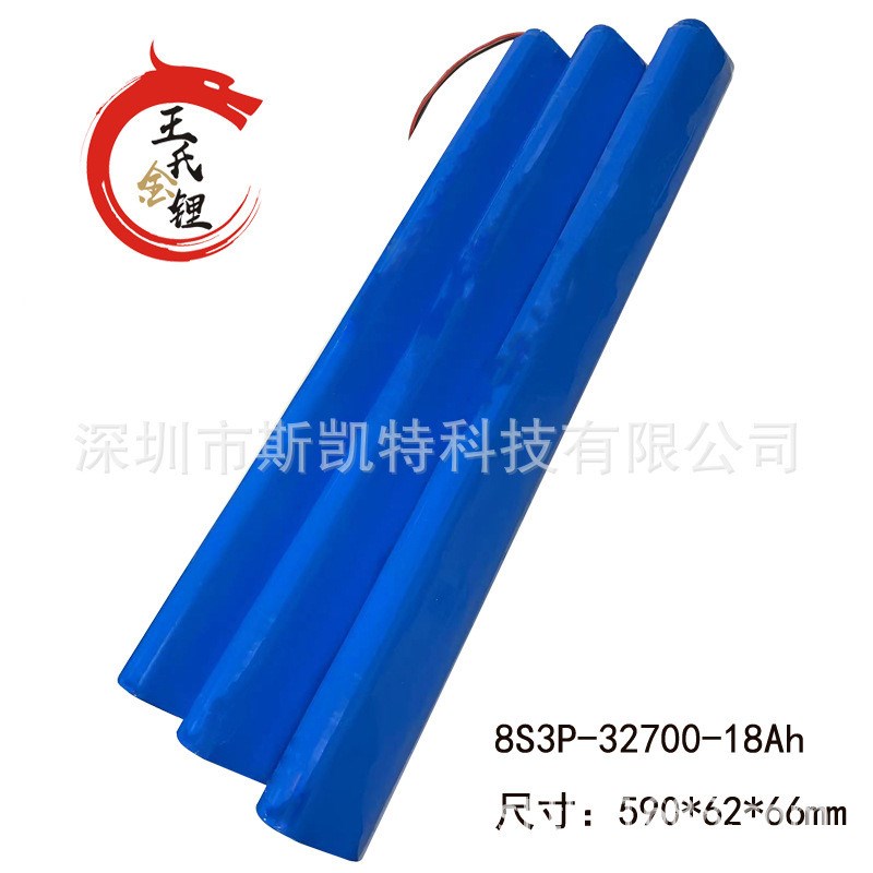 厂家直供25.6V电池组,各种规格尺G寸电池,8S3P直筒电池组