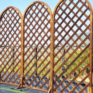 防腐木栅栏隔断庭院花园花架子网格围栏围墙护栏阳台篱笆爬藤户外