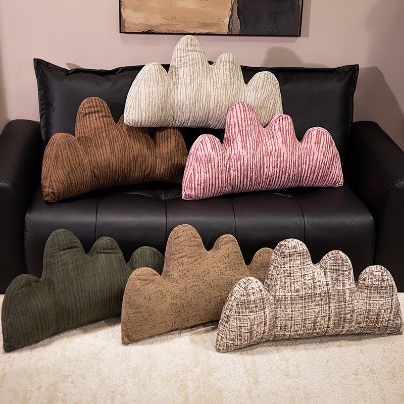 靠山抱枕办公g室椅子靠背垫创意护腰靠垫客厅沙发高级感靠枕新中