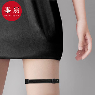 腿环AB1sq801 饰品 女暗黑小腿朋克袜带大腿圈袜圈绑腿环日系短裤