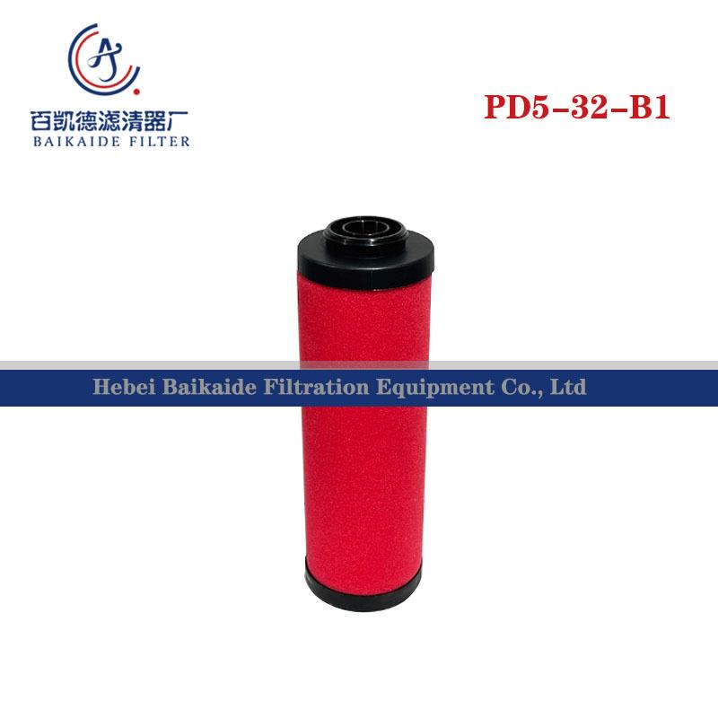 替代浙江开山螺杆空压机精密滤芯PD7-32-B1 PD9-32-B1 PD5-32-B1