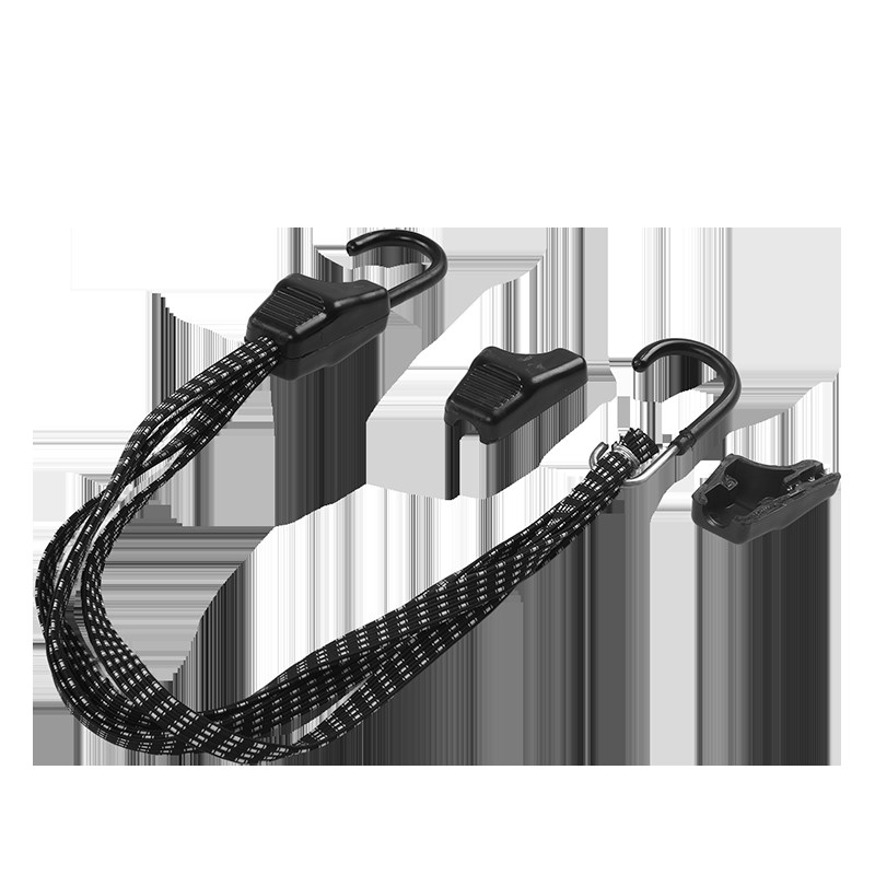 货物捆绑弹力绳四根一体松紧绳 万能绑带自行车摩托车捆绑包塑钢