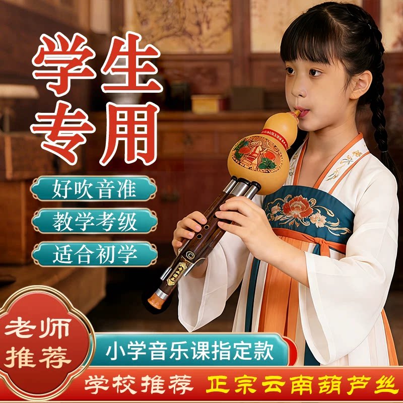 学生专用葫芦丝轻巧好吹音色通透图片