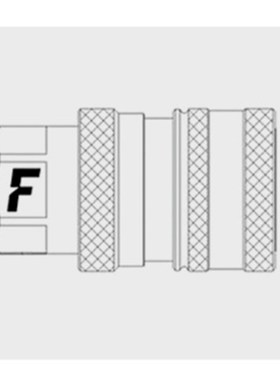 倍润Faster快速接头SV系列带安全套管和锥面阀的标准阴接头快速接