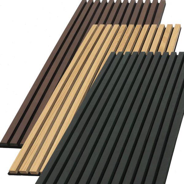 墙面装饰木质木条聚酯吸音板木质网红格栅背景墙装饰环保阻燃