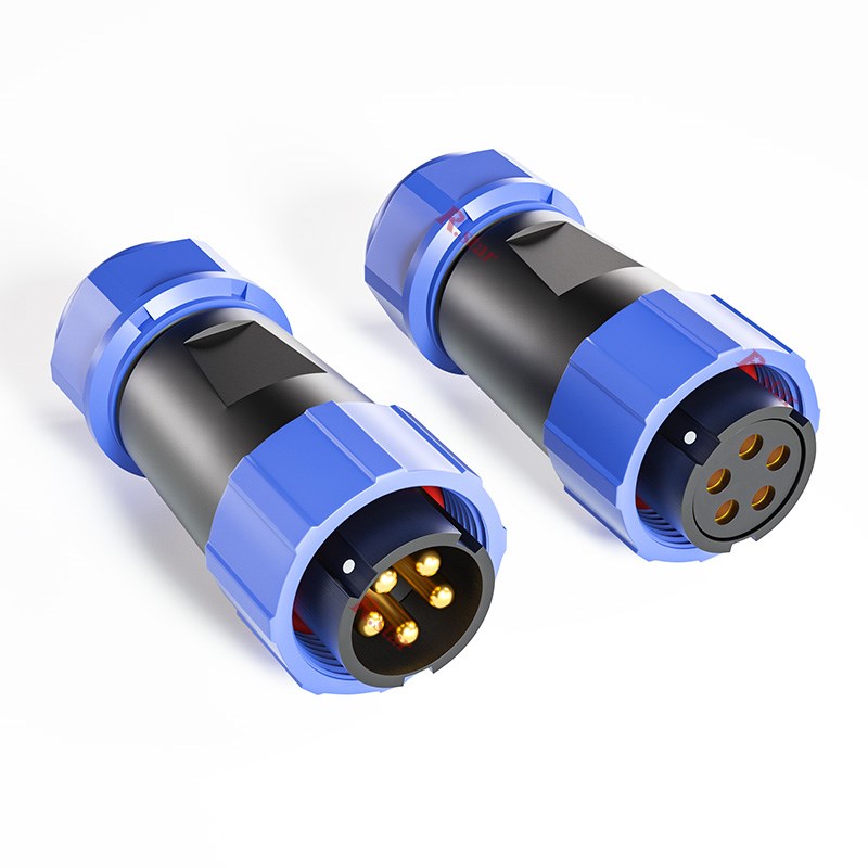 R.STAR防水连接器航空插头2芯3芯4芯5孔防水SP13防尘SP17对接SP21