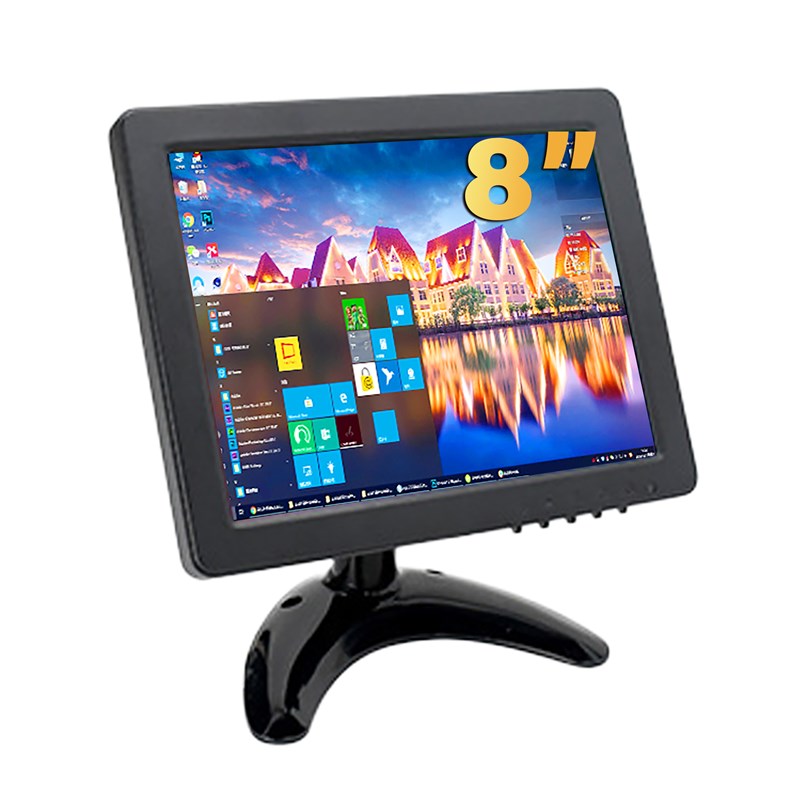 8/12/15/17/19寸高清工业显示器IPS触摸屏电脑扩展收银车载监控屏