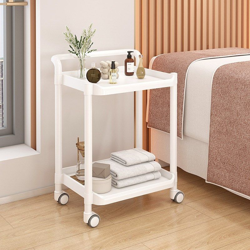 美容车美容院专用小推车塑料纹绣美甲仪置物架小气泡手推工具车