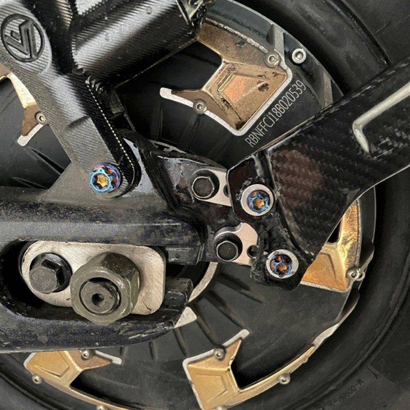 自制挡泥板支架适用于小牛N1S/NGT赛道莲花平叉挡泥板支架延长架