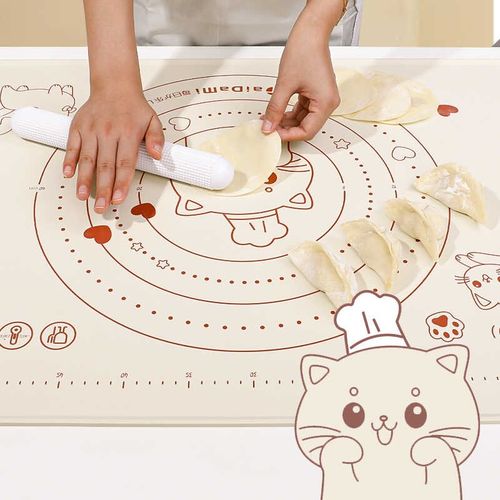 食品级硅胶垫揉面垫子加厚家用案板擀面板烘焙和面垫塑料包饺子