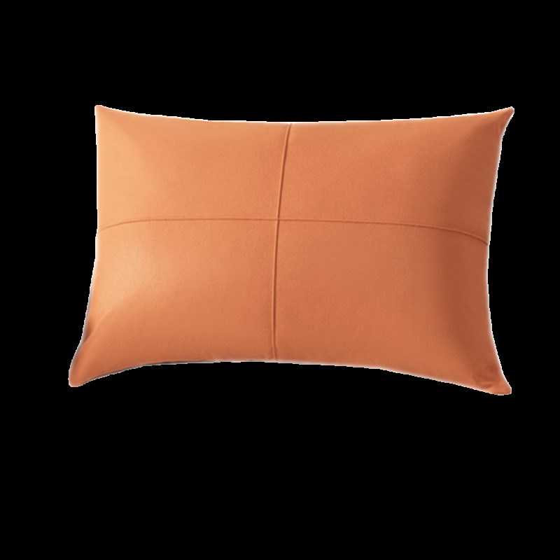 沙发靠枕科技布长方形抱枕客y厅长条枕头套不含芯大靠背护腰可拆