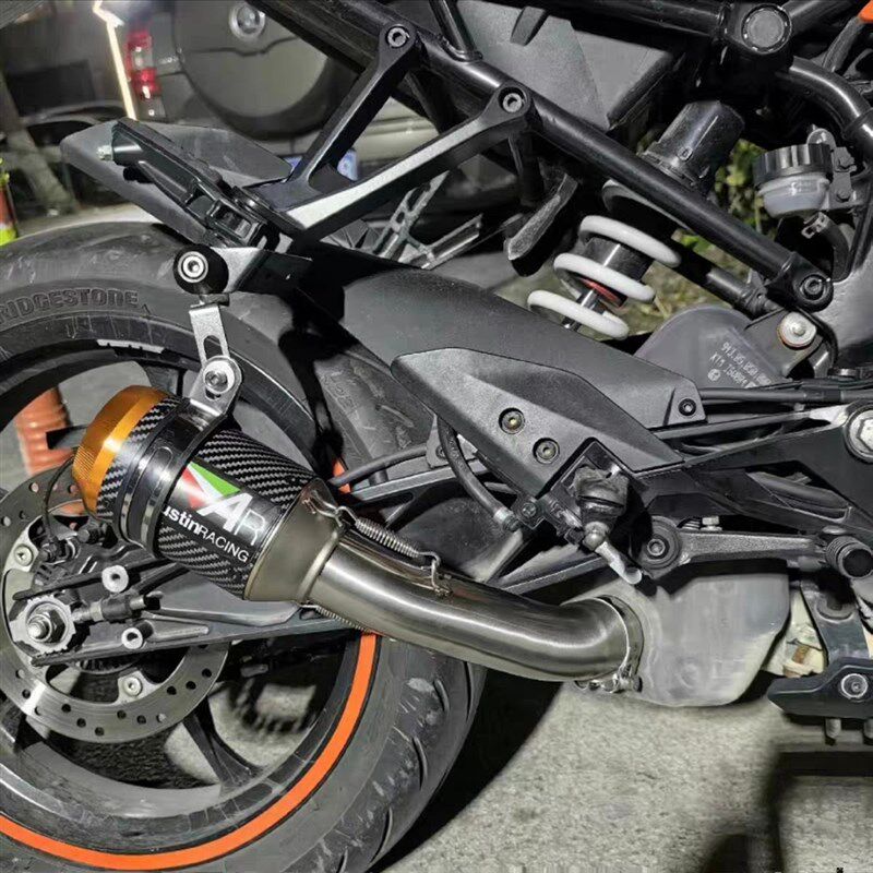 新款 Ca390改装排气管 390ADV中段 C390中段改装SC 天蝎 吉村