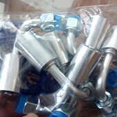 汽车空调管接头3分4分5分高强度直弯头合金管路维修改装 通用配件