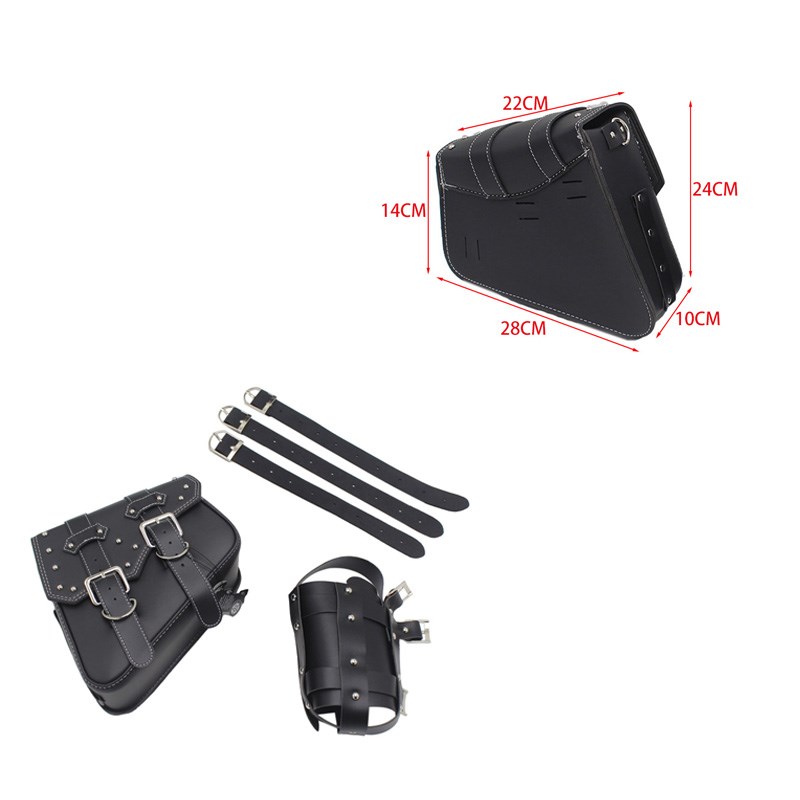 摩托车复古边包金吉拉300 长江400 哈雷改装挂包机车通用骑士包