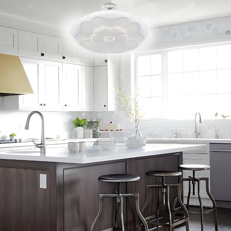 新型Led花瓣形创意流行飞碟灯卧室客厅书房灯E27螺纹口节能灯泡